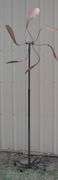 7 ft Tall Garden 6 Copper Blade Wind Whirly Yard Art