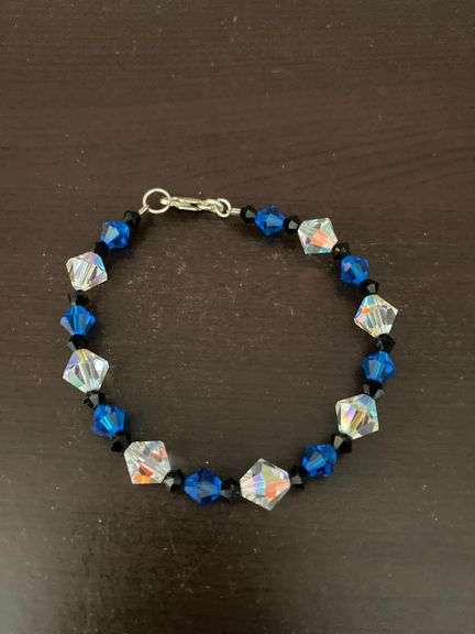 2 crystal bracelets