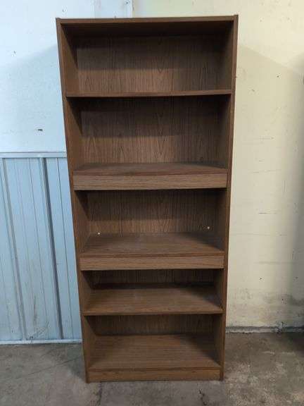 Wooden bookcase 30" x 12" x 72" tall