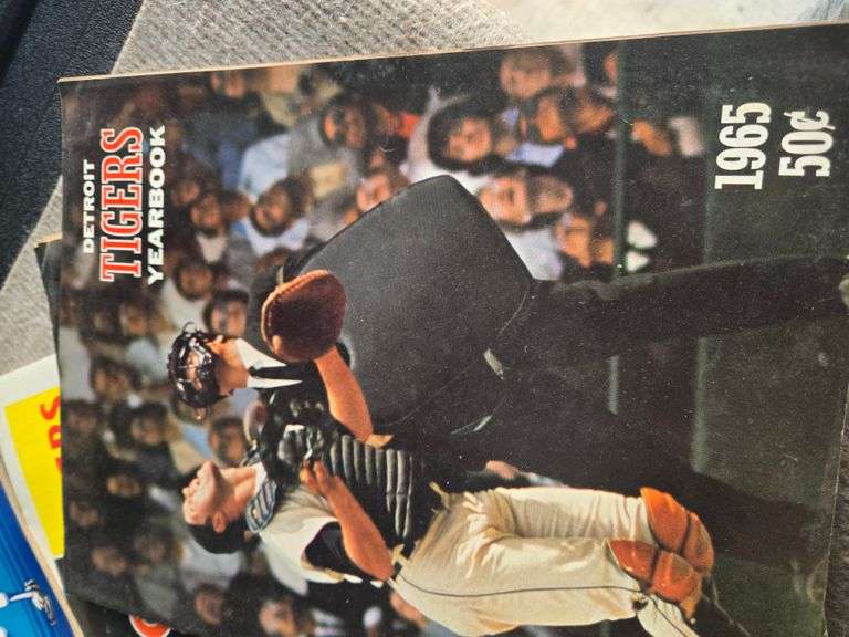 SOLD Vintage Detroit Tiger Yearbooks and more. (BIN) $20 SOLD