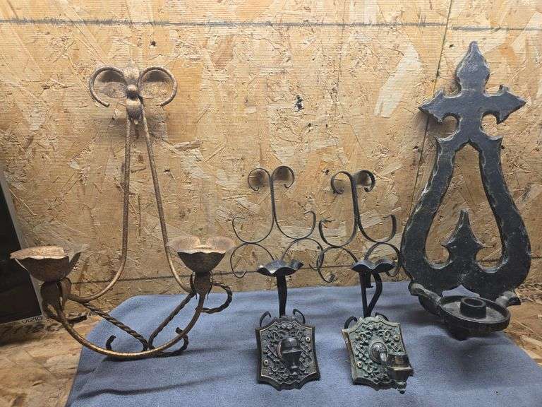 Antique Wall Sconces. (BIN) $20