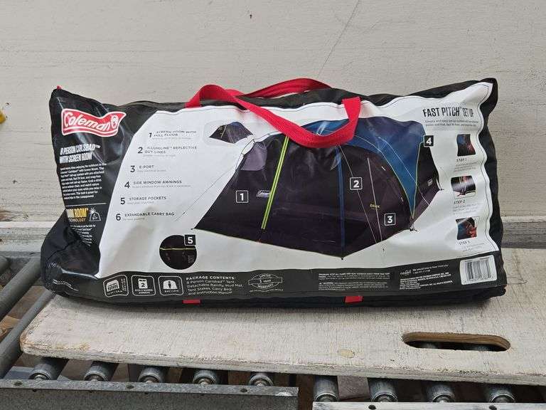 Coleman 8 Person Carlsbad Tent with Screen Room. 6D