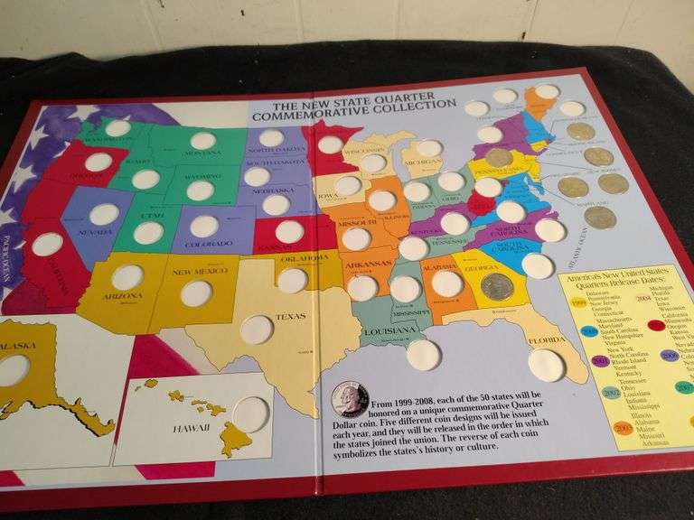 America's 50 United States quarter collection book