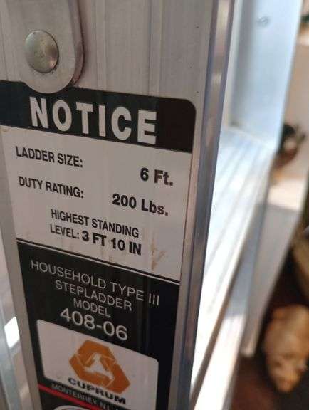 6' Aluminum ladder