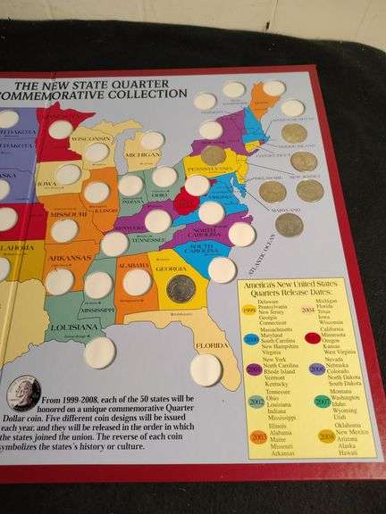 America's 50 United States quarter collection book