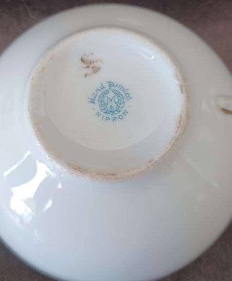 7 Pieces, Nippon Handpainted Gold