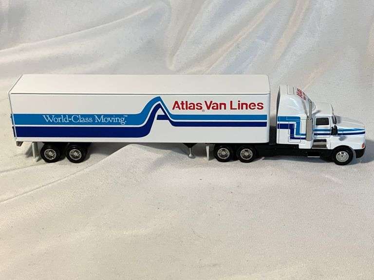 Vintage Kenworth Semi Truck with Trailer Atlas Van Lines Diecast