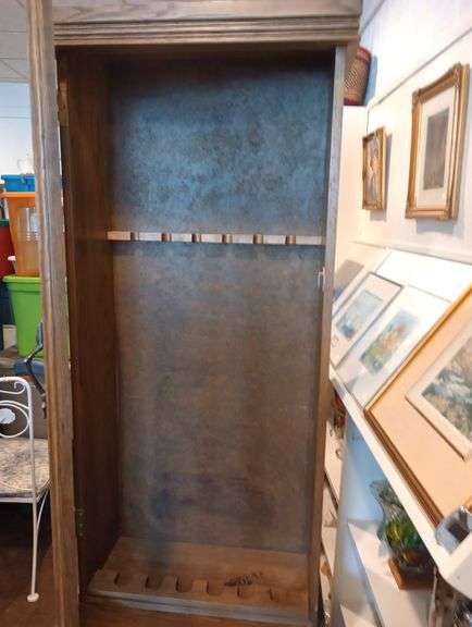 Gun cabinet 26"×16"×76"