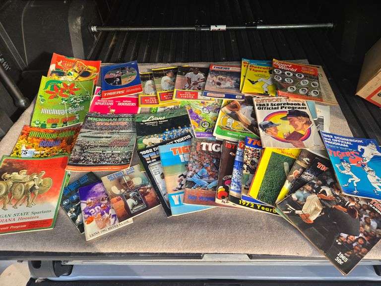 SOLD Vintage Detroit Tiger Yearbooks and more. (BIN) $20 SOLD