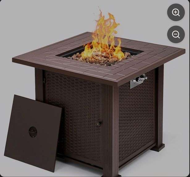 Topshak 28" Gas Fire Pit Table . 4E
