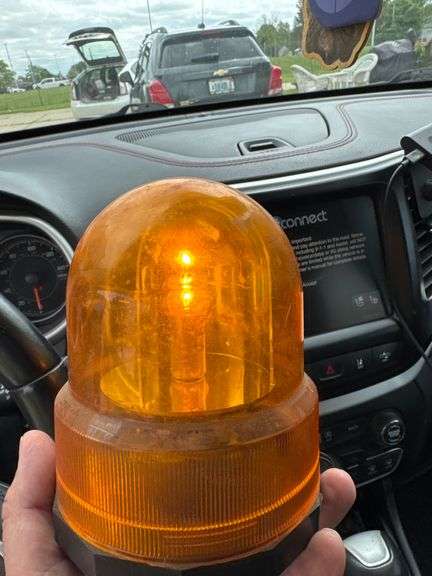 Rotating Safety Light Works