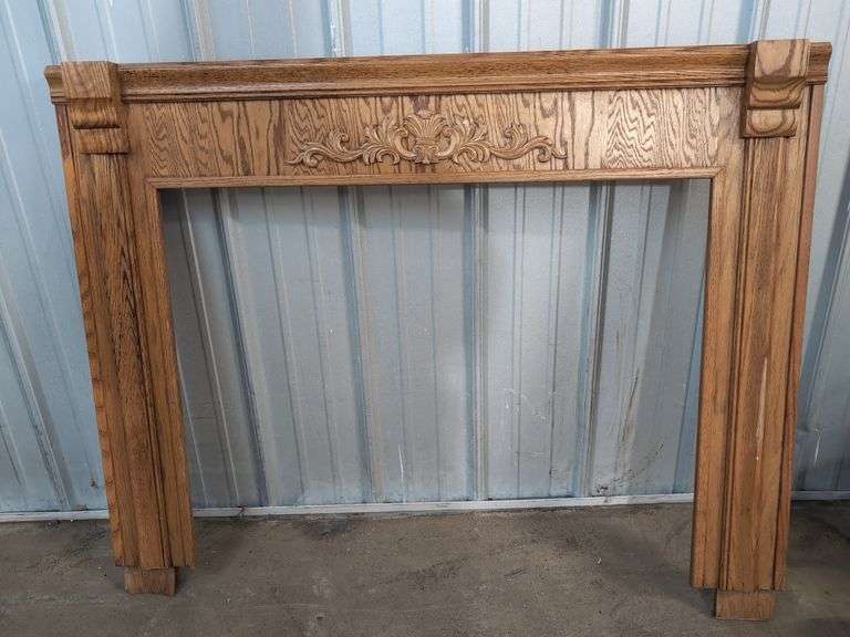Fireplace surround 48.25" 39", with a 36" x 28.5" inner dimension for opening