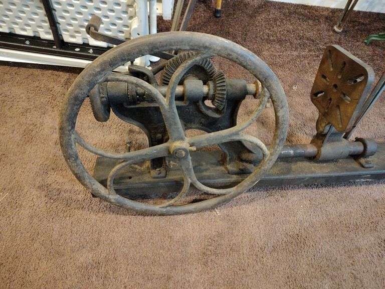 Antique drill press