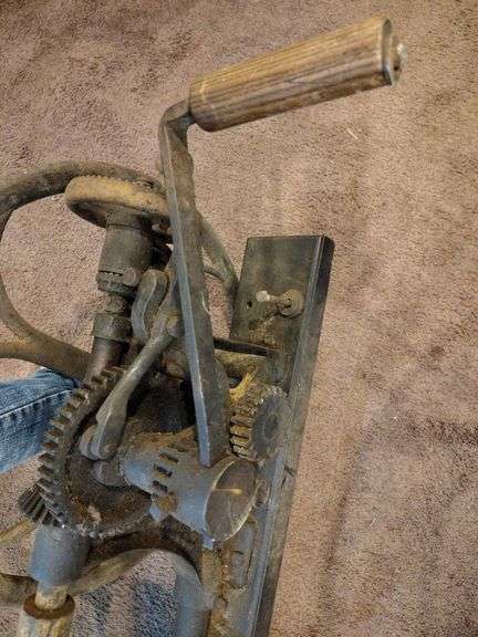 Antique drill press