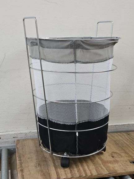 Rolling Laundry Basket. 20C