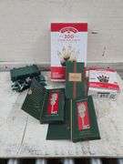 Longaberger Pewter Santa Keys & Christmas Lights. 6C
