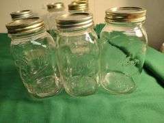 Canning jars- 2 blue Ball, 7 quarts, 9 pints