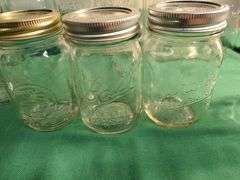 Canning jars- 2 blue Ball, 7 quarts, 9 pints