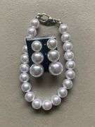 Pearl bracelet &3 pr  earrings