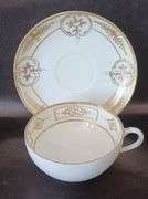 7 Pieces, Nippon Handpainted Gold