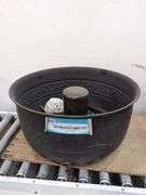 Decorative hose pot 18.5" dia with landscape lights. 2a