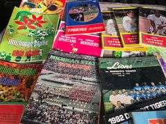 SOLD Vintage Detroit Tiger Yearbooks and more. (BIN) $20 SOLD