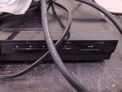 Variety of electronics, including Blu-ray player. 2d