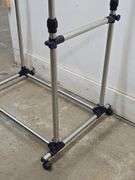 Double Pole Adjustable Clothes Rack