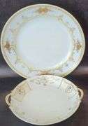 7 Pieces, Nippon Handpainted Gold
