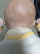 Porcelain baby doll marked Original by Joyce Wolf 16"