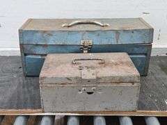 Vintage Metal Toolboxes & Contents. 5B