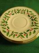 Lenox Holiday 11 cups 4 saucers