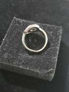Sterling Silver Fire Opal Ring sz 5.5