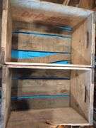 Dr. Pepper and Hires Root Beer Wood crates 17 1/2"×11 1/2"×10"
