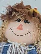 Scarecrow & Wooden Angel Decor. 20B
