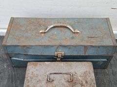 Vintage Metal Toolboxes & Contents. 5B