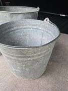 Galvanized Steel Buckets. (BIN) $40