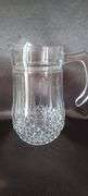 Crystal Water Pitcher and 6 Champange Sherbert Glasses