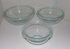 Pyrex Bowl Set (3)