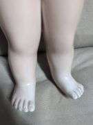"Frozen Charlie" china bathing doll 16.5"
