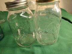 Canning jars- 2 blue Ball, 7 quarts, 9 pints