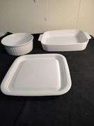 3 CorningWare baking dishes