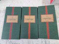 Longaberger Pewter Santa Keys & Christmas Lights. 6C