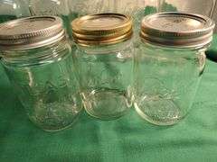 Canning jars- 2 blue Ball, 7 quarts, 9 pints