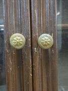 Vintage Wooden Curio Cabinet