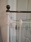 Cast iron bed frame 35" wide