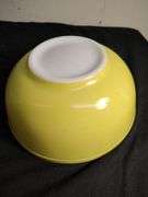 2 Pyrex bowls-- 1- 1971 "Butterfly Gold" 1- 1945-50 yellow