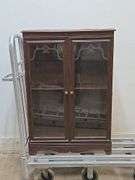 Vintage Wooden Curio Cabinet