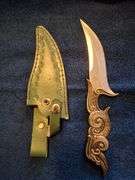 NEW ORNATE TOMAHAWK COLLECTABLE KNIFE