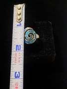 Sterling Silver Fire Opal Ring sz 5.5